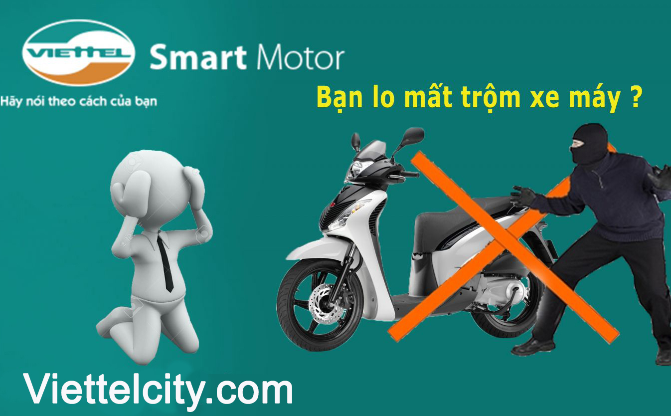 Lắp chống trộm xe máy của Viettel