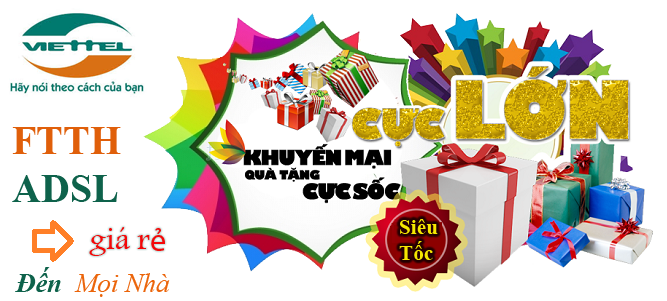 Đăng ký lắp mạng wifi internet cáp quang Viettel quận 1 2018